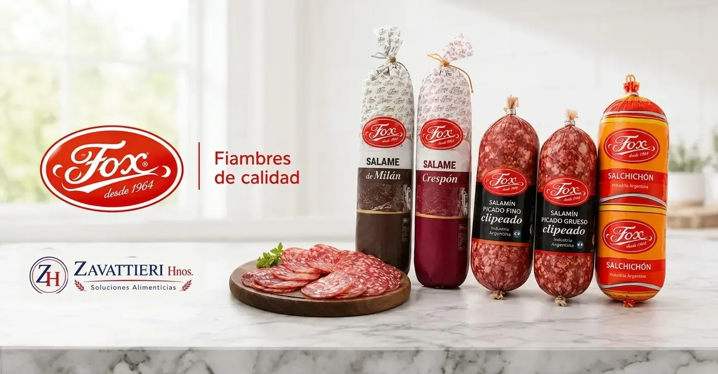 Fox, fiambres de calidad — Zavattieri Hermanos, distribuidor en Mendoza